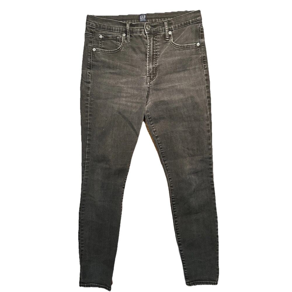 Gap Jeans Womens Black 30 True Skinny
